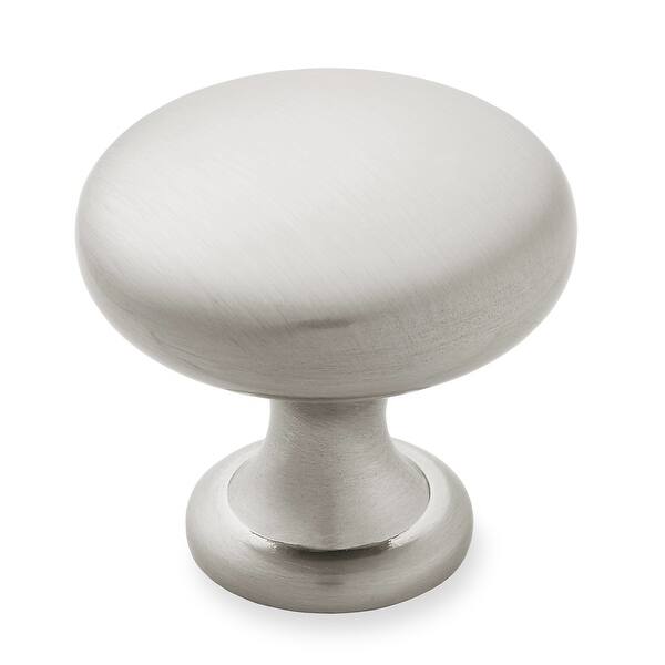 Brushed Satin Nickel Hardware 11/8" Diameter10 Pack Cauldham